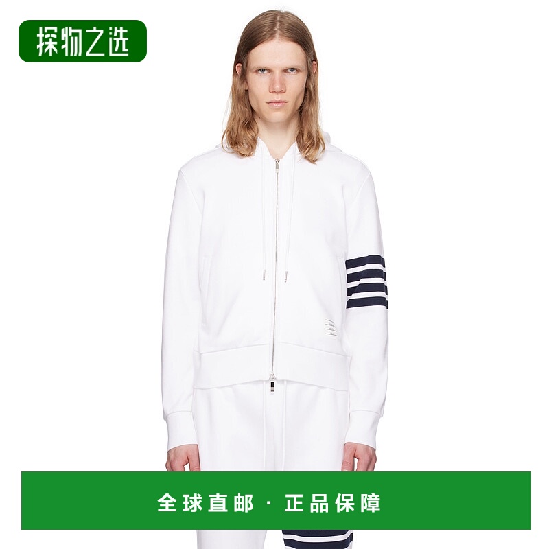 香港直邮Thom Browne 汤姆·布朗 男士 白色 Classic Loopback 4-