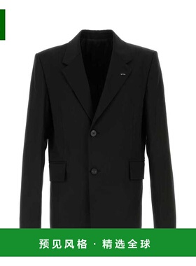 1h可退 香港直邮Wooyoungmi 吴阳米 男士 黑色羊毛西装外套 W251C