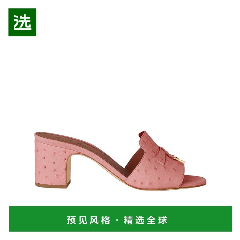 香港直邮Loro Piana 粗高跟凉鞋 FAL0469