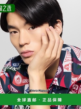 自营欧洲直邮LV路易威登 Club系列男士黑色纯银链条手链