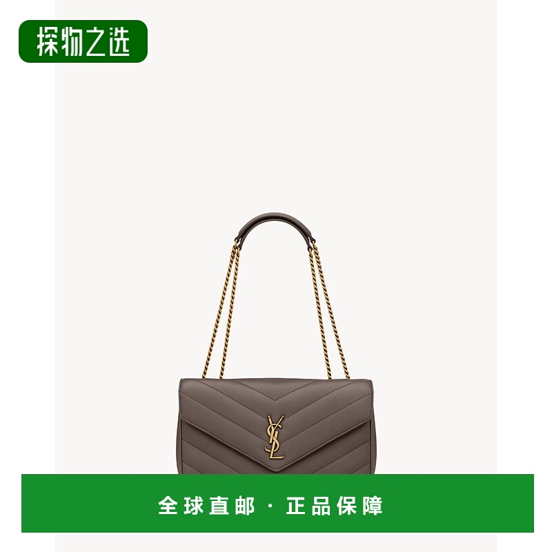 欧洲直邮YSL (2025) LOULOU 中号绗缝皮革包链条包