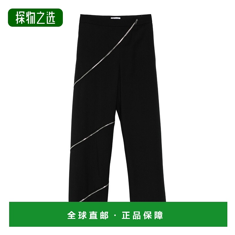 香港直邮Alaia 拉链休闲裤 AA9P1143T471A