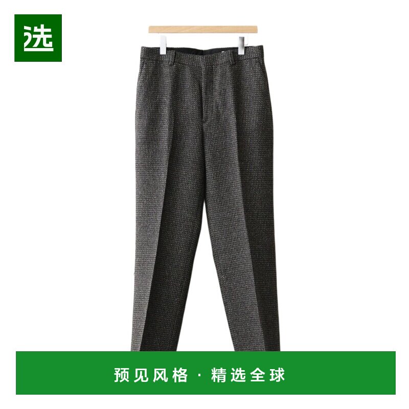 香港直邮AURALEE 男士休闲裤 A25AP04LSGREY SS2025 灰色 腰带袢