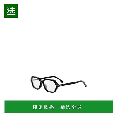 香港直邮FENDI 女士太阳镜 FE50125F001 CO 黑色 几何平光镜