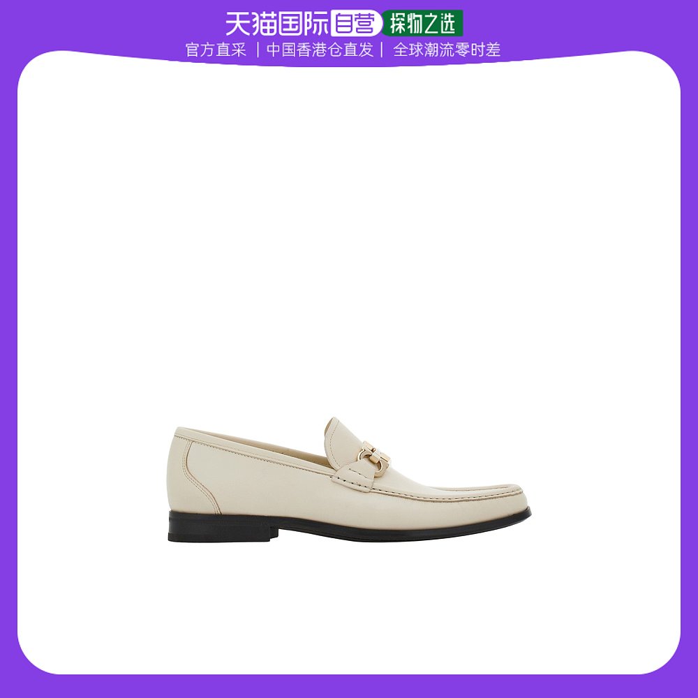 香港直邮Salvatore Ferragamo Gancini装饰莫卡辛鞋 029457