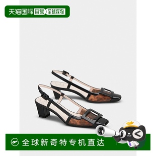 歐洲直郵ROGER RVW00639450TSH4128粗跟牛皮 女士高跟鞋 VIVIER