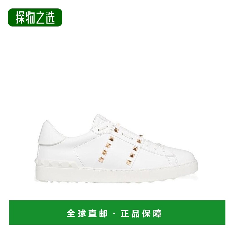 【99新未使用】香港直邮Valentino 铆钉装饰休闲运动鞋 0931BHS