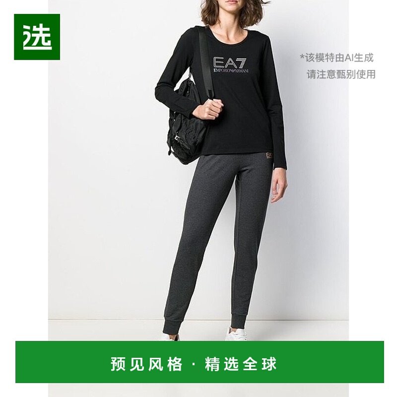 香港直邮EA7 Emporio Armani 圆领长袖T恤 6GTT61TJ29Z1200阿玛尼