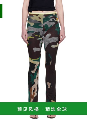 1h可退 香港直邮Ottolinger 女士 多色 Camo Mesh 长裤 101200501