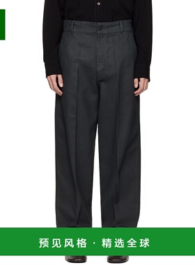 1h可退 香港直邮Lemaire 男士 黑色 Maxi Barrel Workwear 牛仔裤