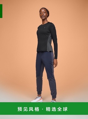 欧洲直邮On昂跑Performance女士黑色/曜石黑再生聚酯长袖T恤