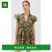 迷你连衣裙 1h可退 green绿色 女士 Izel 香港直邮ULLA JOHNSON