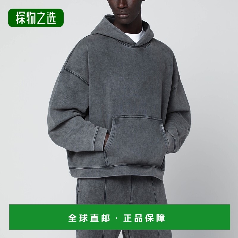 香港直邮Represent 男士 复古灰色连帽衫 INM413CO47