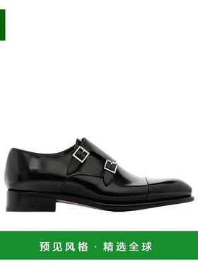 香港直邮Santoni 双扣环尖头休闲商务鞋 MCCR11652MC1HVVD