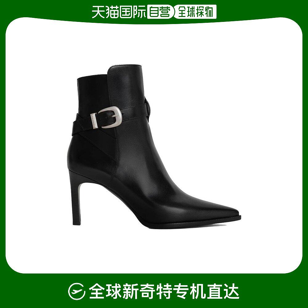 香港直邮celine 徽标搭扣尖头短靴 351313314c.