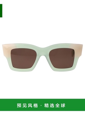 1h可退 香港直邮Jacquemus 女士 绿色醋纤太阳眼镜 LESLUNETTESBA