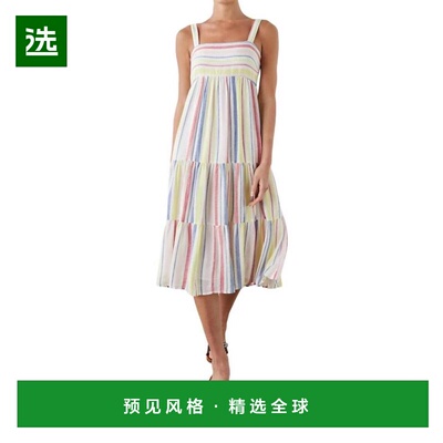 1h可退 【美国直邮】Rails|Shailene Parisail 条纹连衣裙