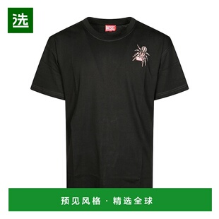 1h可退 香港直邮Diesel 迪赛 男士 T-Norm-Spider 圓領 T 卹 A196