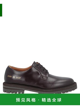 1h可退 【美国直邮】common projects 女鞋 厚实系带靴子 真皮圆