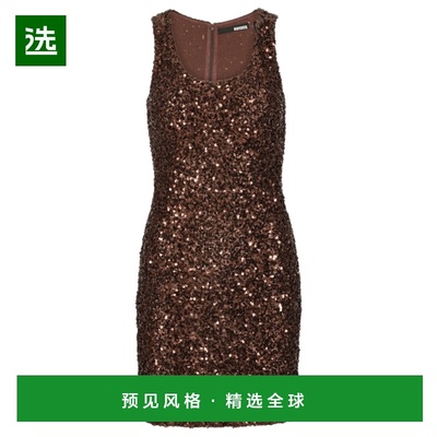 1h可退 香港直邮ROTATE BIRGER CHRISTENSEN 女士 亮片无袖连衣裙