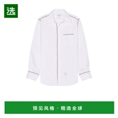 香港直邮Thom 直筒系扣长袖 Browne 1h可退 汤姆·布朗 男士 衬衫