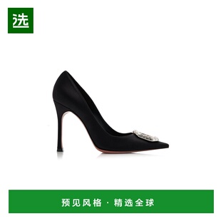 1h可退 香港直邮Amina Muaddi 女士 Camelia 绸缎浅口鞋