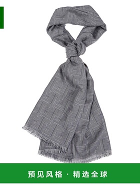 香港直邮FENDI 男士围巾 FXS726APW7F0QA2 AW2023 灰色 FENDI men