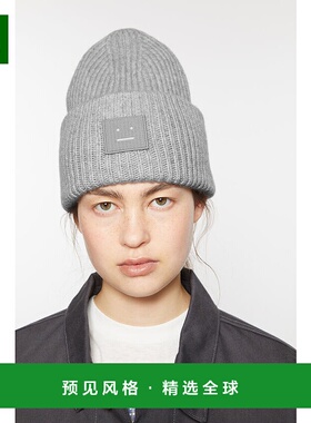 欧洲直邮ACNE STUDIOS（艾克妮）女士大号徽标小帽Bonnet à gran