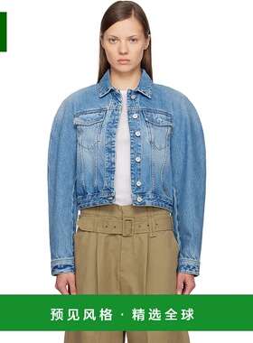 1h可退 香港直邮Jacquemus 女士 蓝色 The Ovalo de-Nîmes 牛仔夹