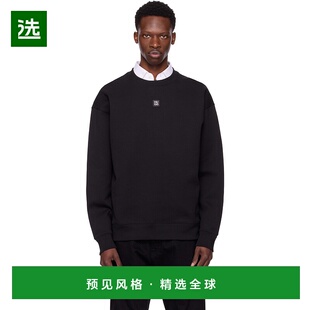 男士 黑色 套头衫 香港直邮HUGO Badge 雨果 Logo 1h可退 Stacked