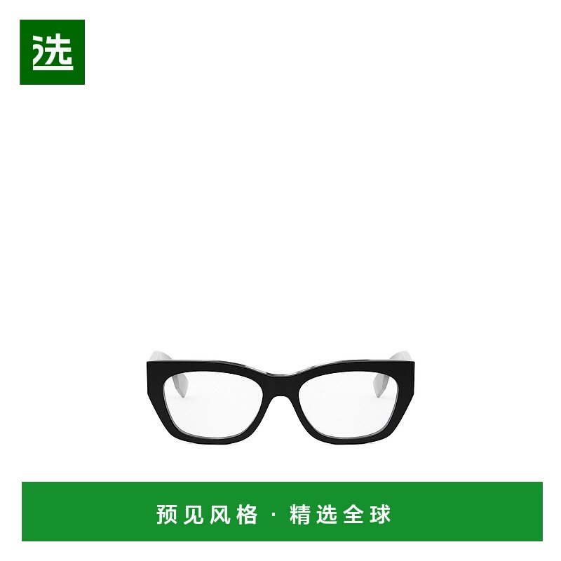 香港直邮Fendi 几何形框平光镜 FE50082I眼镜盒