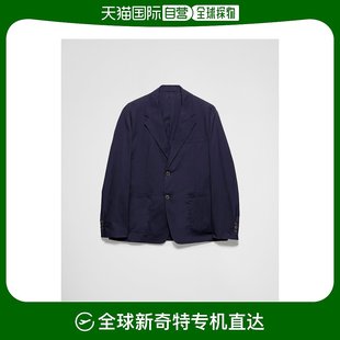 棉混纺直筒西装 秋季 夹克 2025 欧洲直邮PRADA