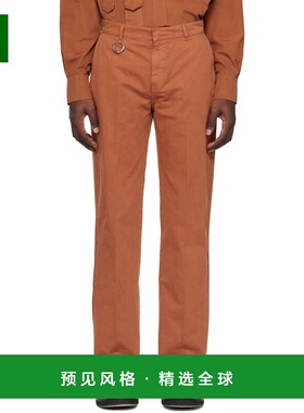 1h可退 香港直邮Études 男士 红色 Bumper 长裤 E23MM491A002