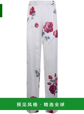 香港直邮N21 女士休闲裤 B0615286S1M1 SS2026 白色 印花休闲裤