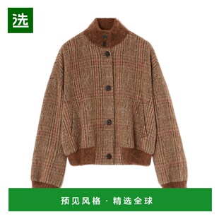 飞行员夹克 Andrea FAP6985立领羊毛牛角扣 Piana 香港直邮Loro