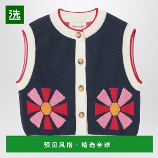 海军蓝风情万种背心童装 1h可退 女童 choses B225A 香港直邮bobo