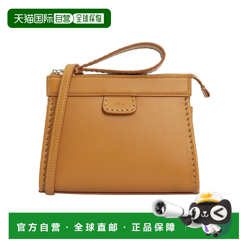 香港直邮Chloe 拉链斜挎包 C22WP214 I90 209 MUSTANG BROWN