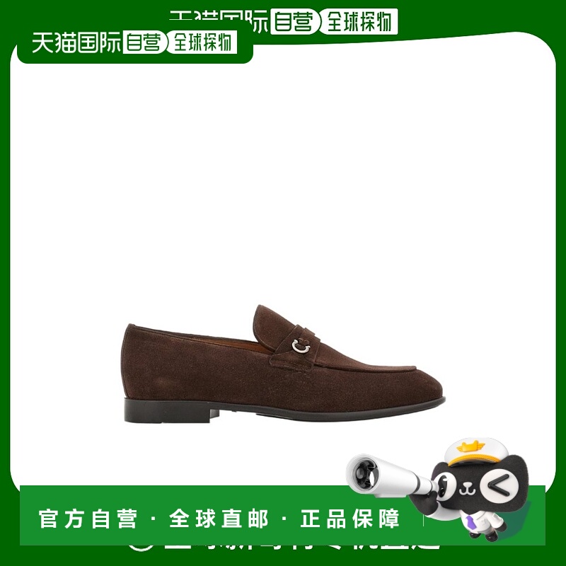 香港直邮Salvatore Ferragamo Gancini 装饰莫卡辛鞋 022385