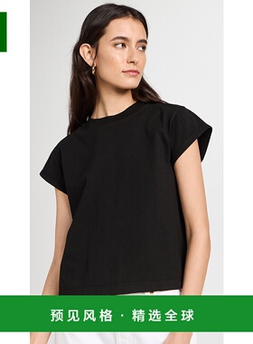 1h可退 香港直邮AGOLDE 女士 Bryce 小肩袖 T 恤 black黑色 舒适