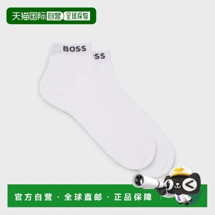 短袜 自营欧洲直邮HUGO 两双装 BLACK 袜口带有罗纹 BOSS雨果BOSS