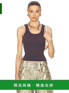 1h可退 香港直邮Acne Studios 艾克妮 女士 Kombo 含胶质背心上衣