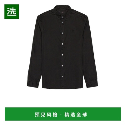 1h可退 香港直邮Allsaints 男士 Hawthorne LS 衬衫 M150SB