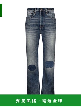 1h可退 香港直邮R13 女士牛仔裤 R13WD095D023A AW2022 灰色 徽标