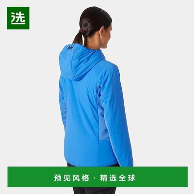 欧洲直邮Helly Hansen 女士蓝色聚酰胺Odin轻质弹力连帽夹克2外套