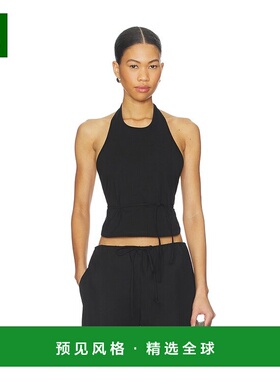 1h可退 香港直邮ST.AGNI 女士 柔软针织挂脖上衣 R26215JBK