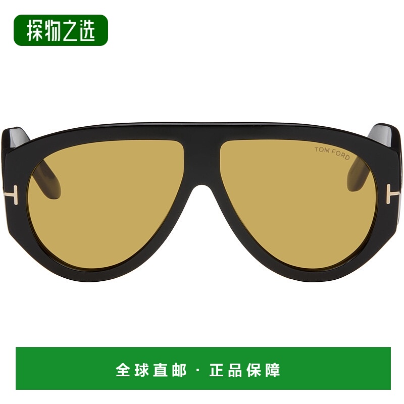 香港直邮Tom Ford 汤姆·福特 女士 黑色 Bronson 太阳镜 FT10446