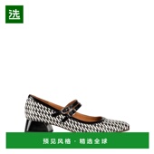 女鞋 1h可退 真皮双色设 MIHARA 玛丽珍高跟鞋 美国直邮 CHIE