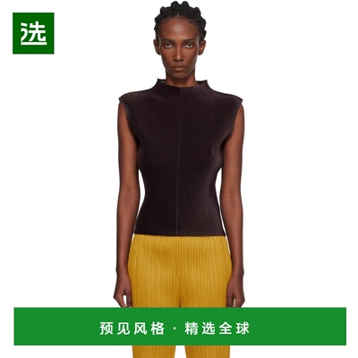 1h可退 香港直邮Pleats Please Issey Miyake 女士 棕色 Mist Jul