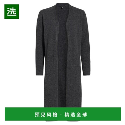 1h可退 【美国直邮】Saks Fifth Avenue COLLECTION 羊绒开襟长外