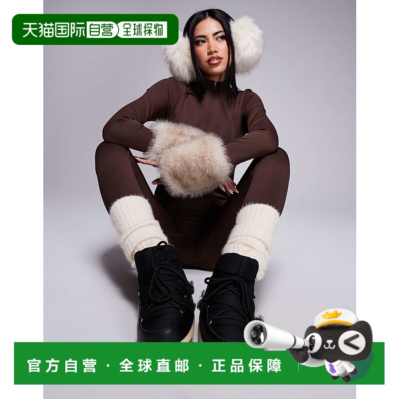 1h可退 香港直邮Moon Boot 月亮靴 女士 Moonboot EVX 浅口鞋(黑)